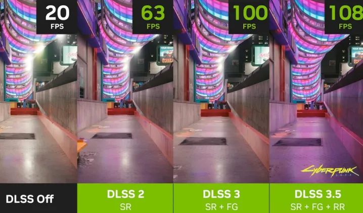 DLSS 3.5 Ray Reconstruction Comparison